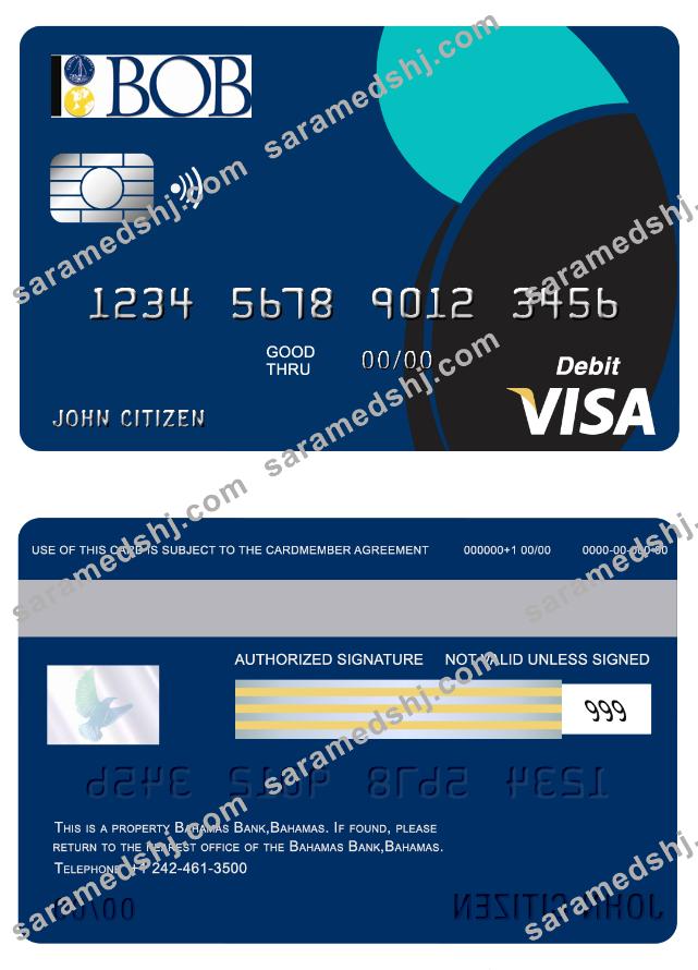 bahamas bank of the bahamas visa card 2